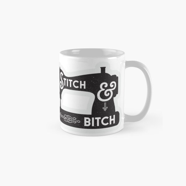 Stitch and Bitch Sewing Machine Classic Mug