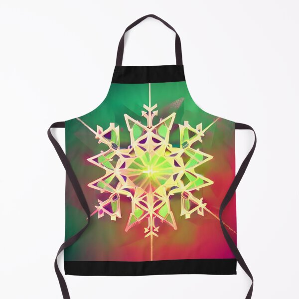 Item preview, Red and Green Snowflake designed and sold by NitaBond.