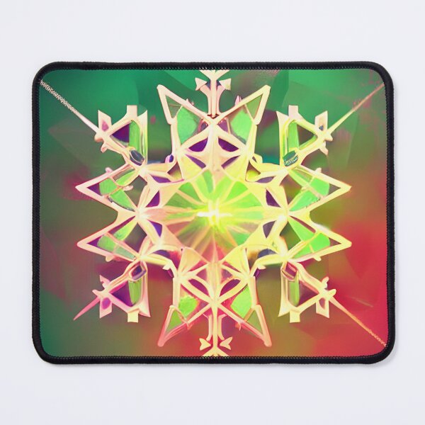 Item preview, Red and Green Snowflake designed and sold by NitaBond.