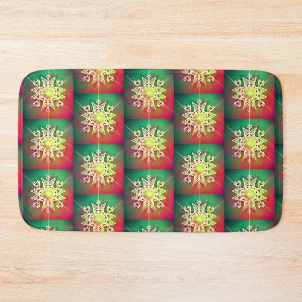 Item preview, Red and Green Snowflake designed and sold by NitaBond.
