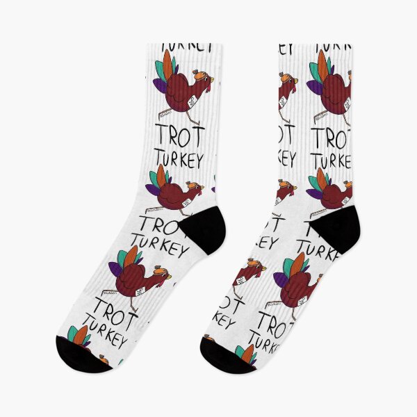 Item preview, Super Cute Turkey Trot Turkey Runner With Text designed and sold by Juxtathesis.