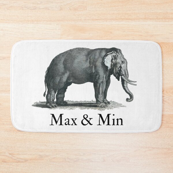Item preview, Max and Min - Elephant designed and sold by BigCreation.