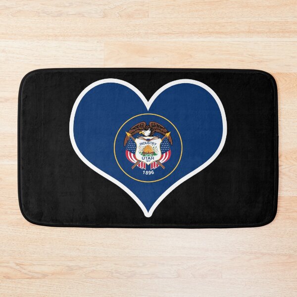 Item preview, Utah US State Flag Heart designed and sold by PKHalford.