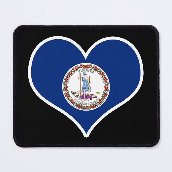 Item preview, Virginia US State Flag Heart designed and sold by PKHalford.