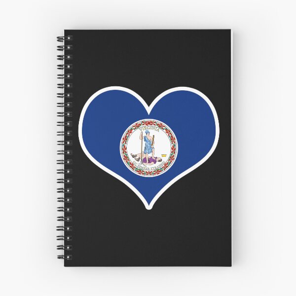 Item preview, Virginia US State Flag Heart designed and sold by PKHalford.