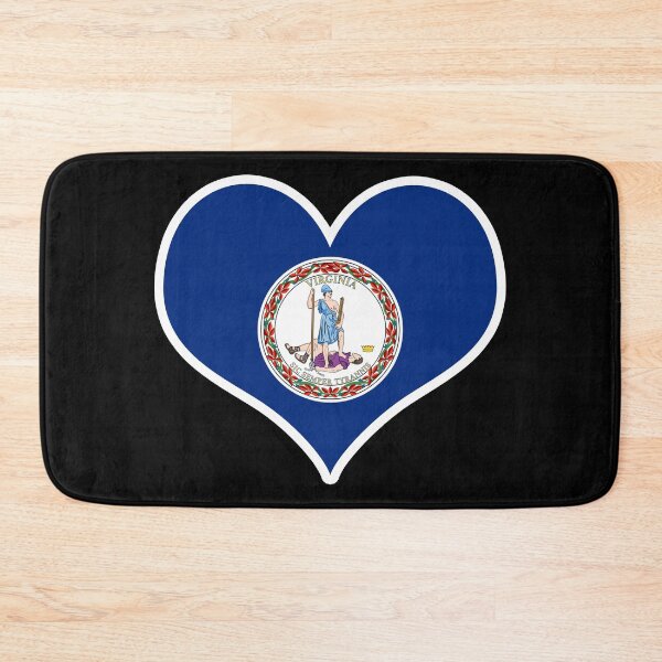 Item preview, Virginia US State Flag Heart designed and sold by PKHalford.