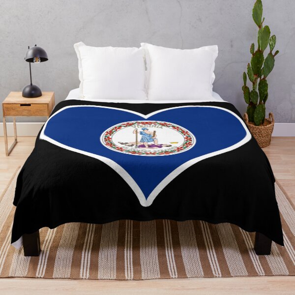 Item preview, Virginia US State Flag Heart designed and sold by PKHalford.