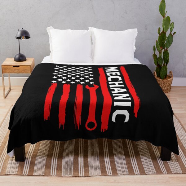 Item preview, Patriotic Mechanic Usa Flag designed and sold by henrydy.