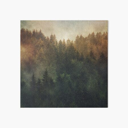 Item preview, Asleep // Out Of Nowhere Wilderness Cascadia Trees Fairytale Forest Covered In Magic Fog designed and sold by Tordis Kayma.