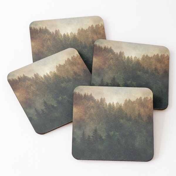 Item preview, Asleep // Out Of Nowhere Wilderness Cascadia Trees Fairytale Forest Covered In Magic Fog designed and sold by Tordis Kayma.
