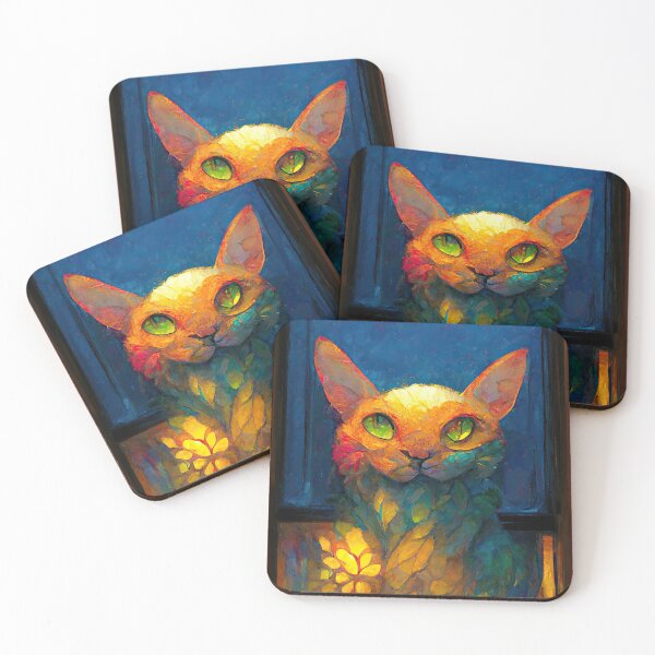Item preview, Confident Cat Watercolor designed and sold by MerchFever.