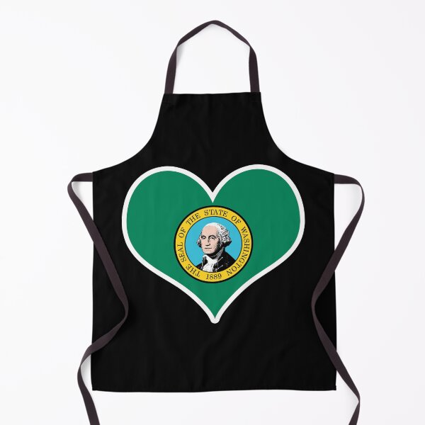 Item preview, Washington US State Flag Heart designed and sold by PKHalford.
