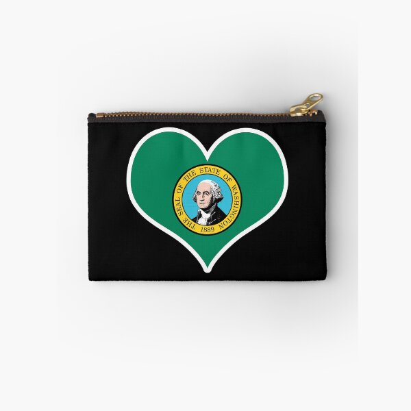 Item preview, Washington US State Flag Heart designed and sold by PKHalford.