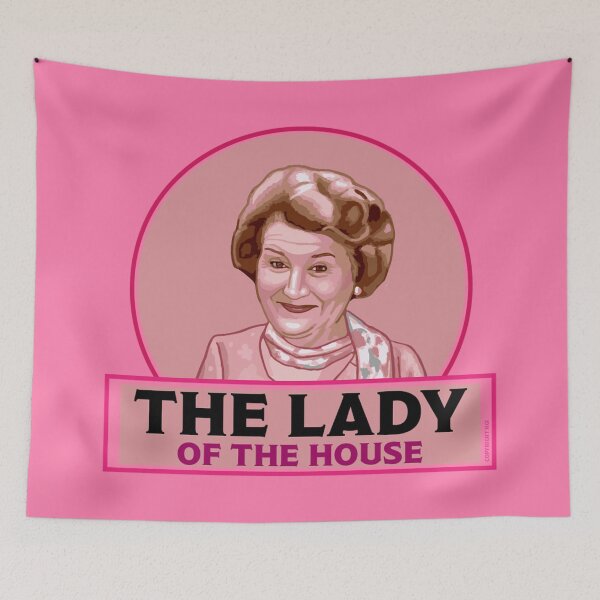 Item preview, Hyacinth Bucket Apron designed and sold by happygiftideas.