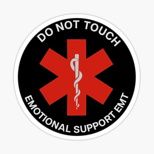 Item preview, Emotional support EMT designed and sold by Kit C.