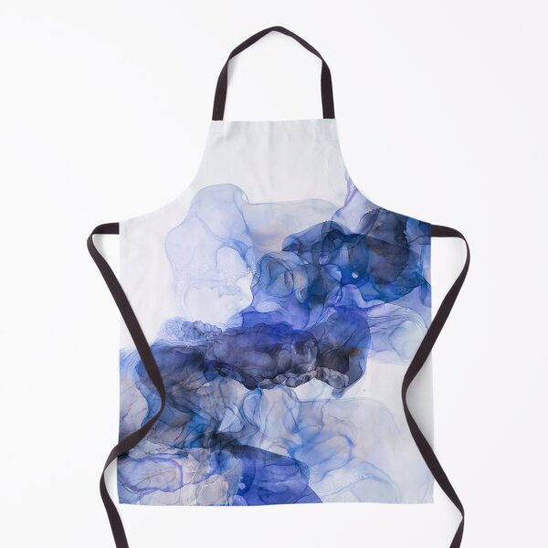 Item preview, Liquid Ink Texture Colorful Painting Midnight Blue designed and sold by artsandsoul.