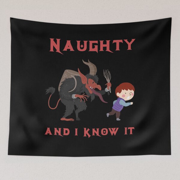 Item preview, naughty and i know it - Krampus with child designed and sold by Georgy09.