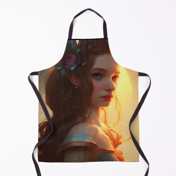 Item preview, Cute Fantasy Elf Princess Gold and Teal designed and sold by Eliteijr.