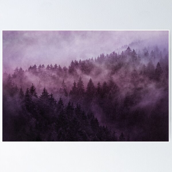 Item preview, Excuse Me, I'm Lost // Laid Back In A Romantasy Moody Wilderness Dream Forest With Cascadia Trees Covered In Magic Fog  designed and sold by Tordis Kayma.