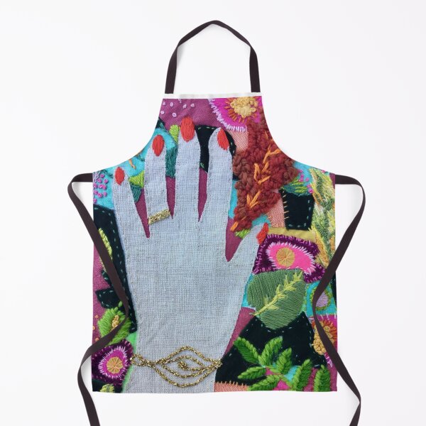Item preview, Reach out, hand embroidery, red nails designed and sold by OakendOriginals.