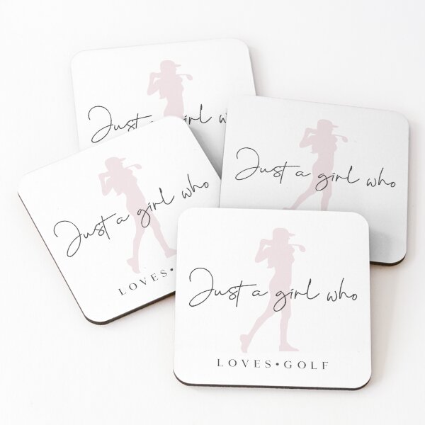 Item preview, Just A Girl Who Loves Golf designed and sold by hottest-tees.