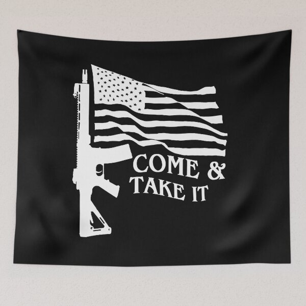 Item preview, Flag Rifle Patriotic Second Amendment Patriotic Gun Rights Usa Patriotic Gun Rights designed and sold by henrydy.