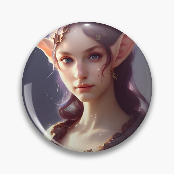 Item preview, Cute Fantasy Elf Princess Brunette designed and sold by Eliteijr.