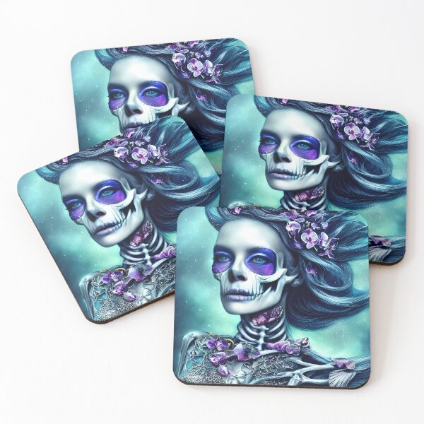 Item preview, Purple Skeleton Girl designed and sold by @adorcharm Modern & Classic AI Art.