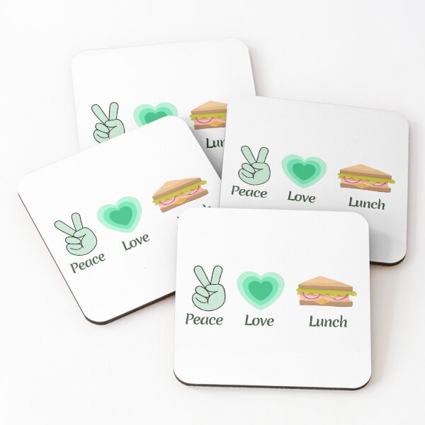 Item preview, Peace Love Lunch designed and sold by We Grow.
