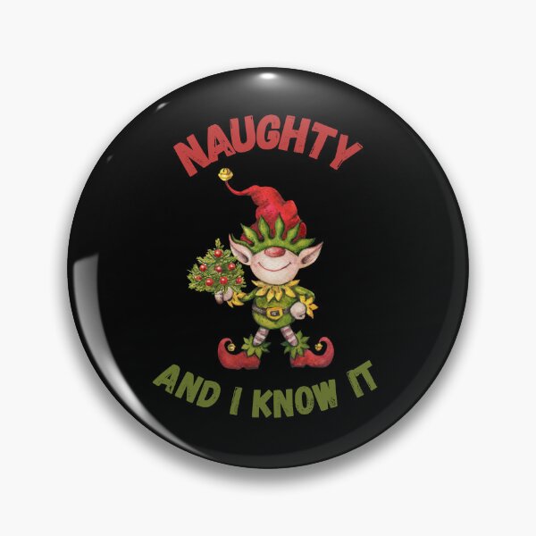Item preview, naughty and i know it - Elf with Christmas tree designed and sold by Georgy09.