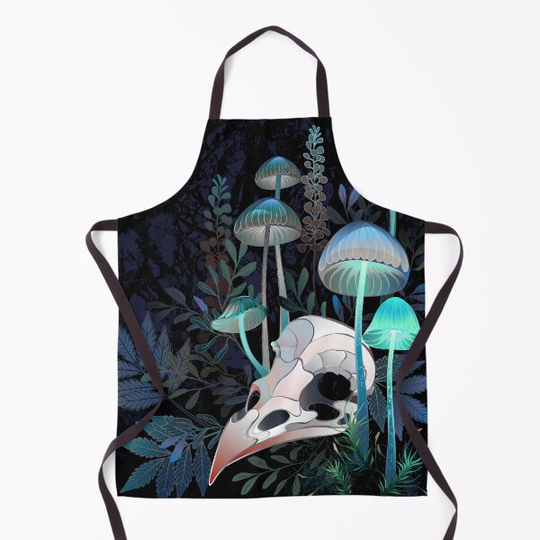Item preview, Bird Skull with Mushrooms designed and sold by Blackmoon9.