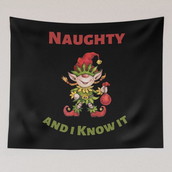 Item preview, naughty and i know it - Cute Elf  designed and sold by Georgy09.