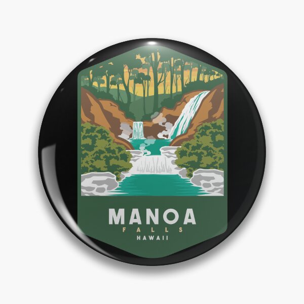 Artikelvorschau, Manoa Falls Hawaii Waterfall entworfen und verkauft von Friday NightCo.