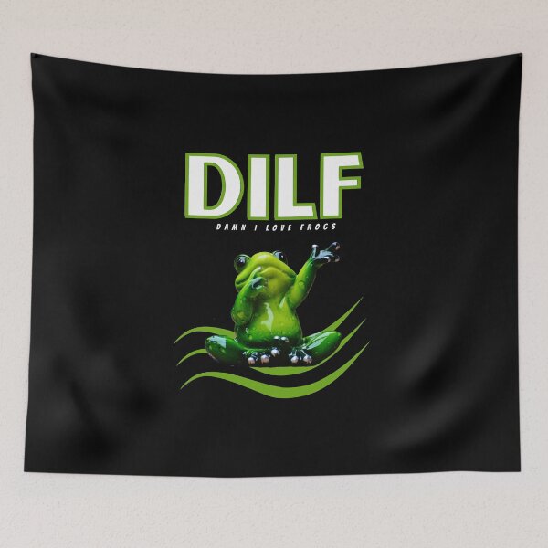 Item preview,   DILF Damn I Love Frogs designed and sold by Ahmed  Feki.
