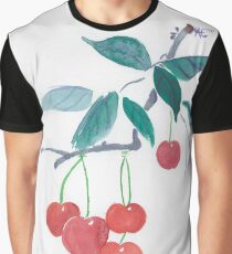 Ink Cherries Graphic T-Shirt