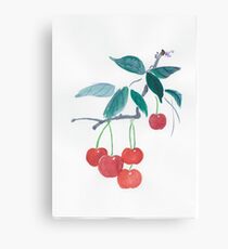 Ink Cherries Canvas Print