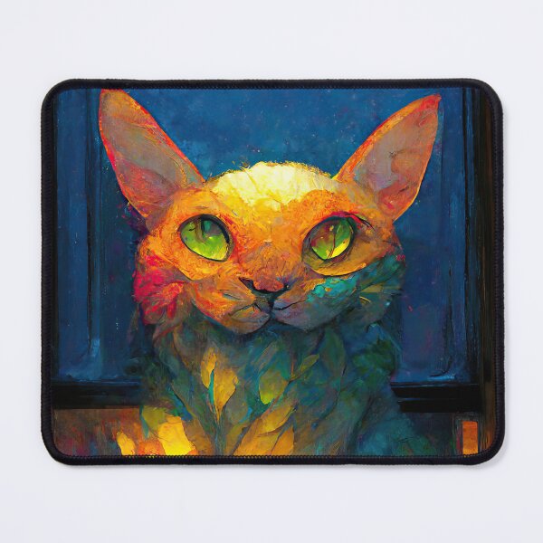 Item preview, Confident Cat Watercolor designed and sold by MerchFever.