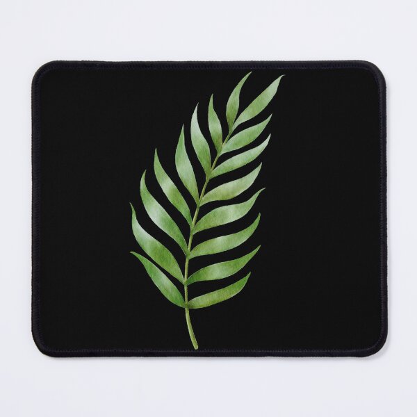 Item preview, Tropical palm fern leaf in watercolor  designed and sold by TheSeasonalYard.