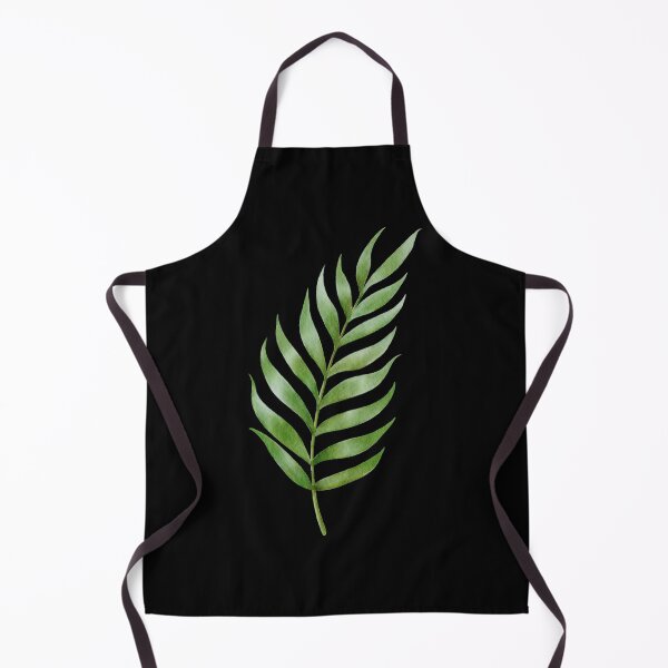 Item preview, Tropical palm fern leaf in watercolor designed and sold by TheSeasonalYard.