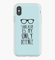 Vinilo o funda para iPhone El sarcasmo es mi única defensa