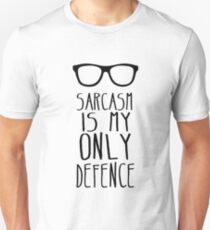 Camiseta unisex El sarcasmo es mi única defensa