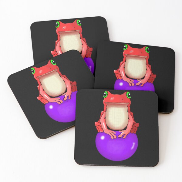 Item preview, Red tree frog designed and sold by CrazyFozBazaar.
