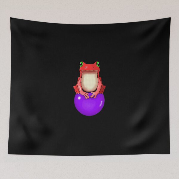 Item preview, Red tree frog designed and sold by CrazyFozBazaar.