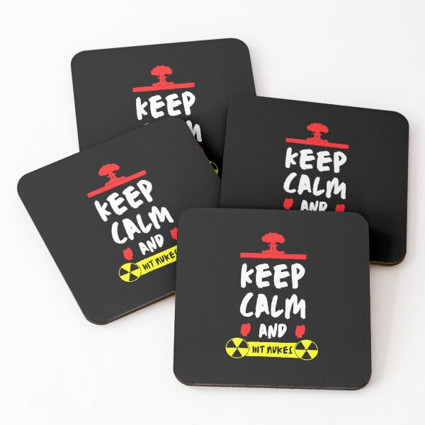 Item preview,  Keep calm and hit nukes designed and sold by Ahmed  Feki.