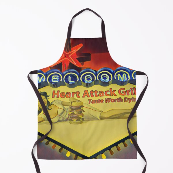 Item preview, Heart Attack Grill Sign Taste Worth Dying For designed and sold by TastyTonic.