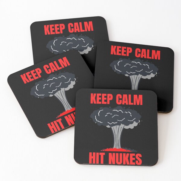 Item preview,  Keep calm and hit nukes designed and sold by Ahmed  Feki.