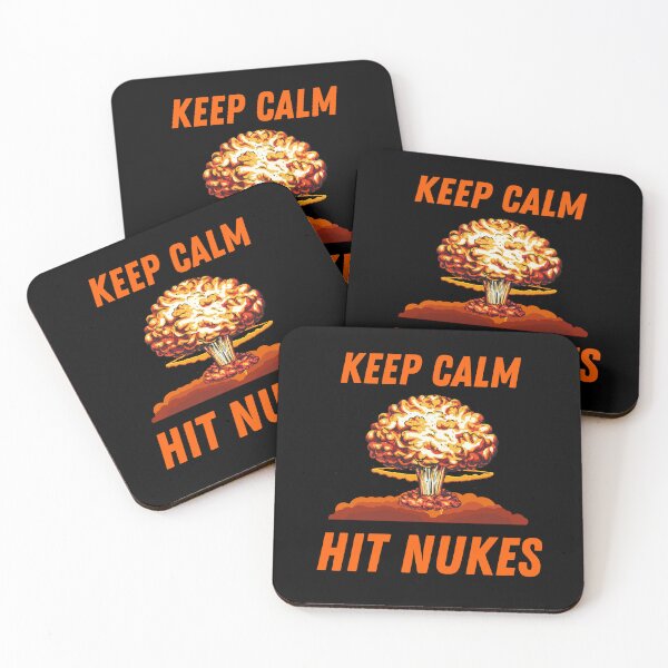 Item preview,  Keep calm and hit nukes designed and sold by Ahmed  Feki.