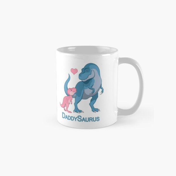 Item preview, DaddySaurus Father and Baby Girl T-Rex Dinosaurs designed and sold by csforest.
