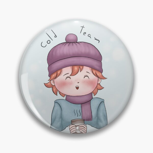 Item preview, cold team badge designed and sold by fannibal-kitten.