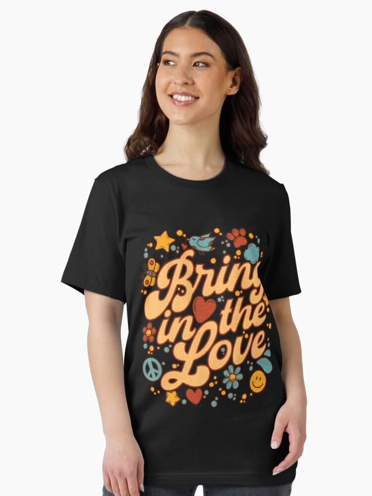 Thumbnail 2 of 7, Essential T-Shirt, Bring in the love designed and sold by v-nerd.